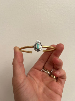 Relic Cuff- Turquoise (Small)