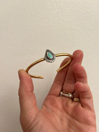 Relic Cuff- Turquoise (Small)