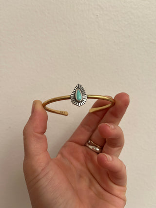 Relic Cuff- Turquoise (Small)