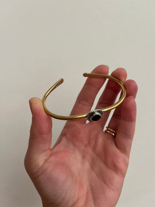 Relic Cuff- Black Onyx (Large)