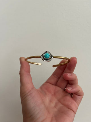 Relic Cuff- Turquoise (Large)