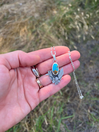 Flora Necklace- Turquoise