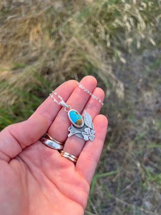 Flora Necklace- Turquoise