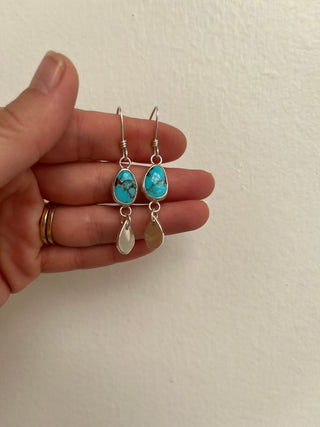 Little Tears Earrings- Turquoise