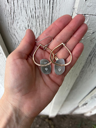 Rain Earrings- White Buffalo