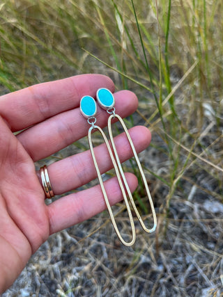 "Extra" Paperclip Posts- Turquoise