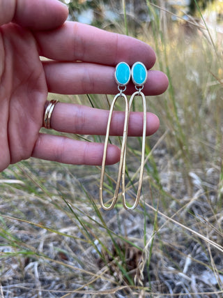 "Extra" Paperclip Posts- Turquoise