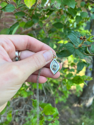 Starry Eyed Necklace- MT Sapphire (Imperfect)