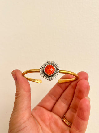Relic Cuff- Spiny Oyster Shell (Small)