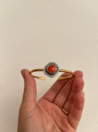 Relic Cuff- Spiny Oyster Shell (Small)