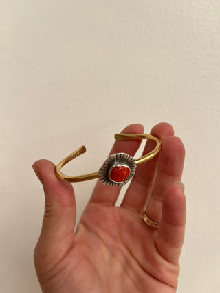 Relic Cuff- Spiny Oyster Shell (Small)