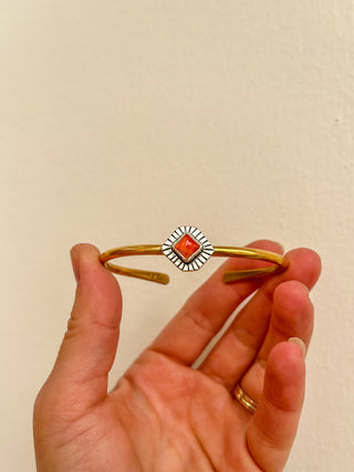 Relic Cuff- Spiny Oyster Shell (Small)