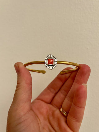Relic Cuff- Spiny Oyster Shell (Medium)