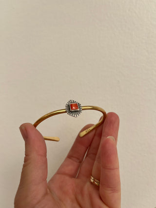 Relic Cuff- Spiny Oyster Shell (Medium)