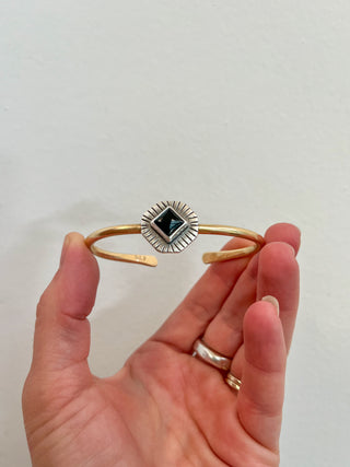 Relic Cuff- Black Onyx (Small)