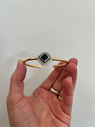 Relic Cuff- Black Onyx (Small)