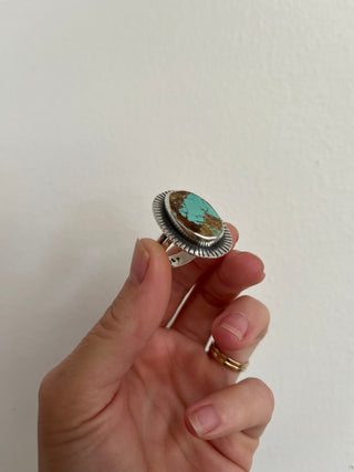 Calamity Ring- Turquoise Size 7.25