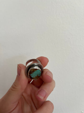 Calamity Ring- Turquoise Size 7.25