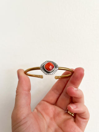 Relic Cuff- Spiny Oyster Shell (Small)
