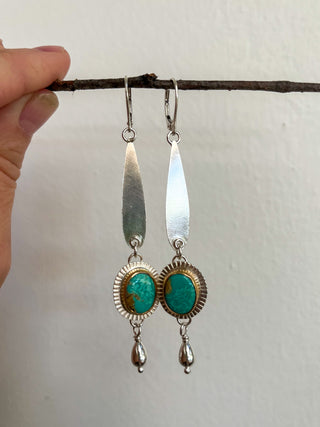Turquoise Tears Earrings I
