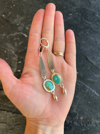 Turquoise Tears Earrings I
