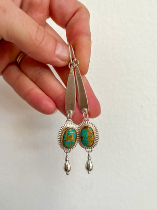 Turquoise Tears Earrings II