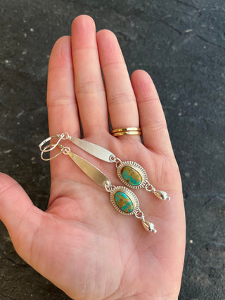 Turquoise Tears Earrings II