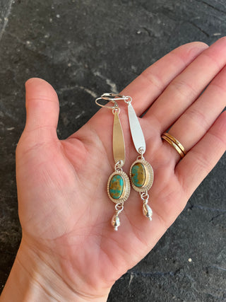 Turquoise Tears Earrings II