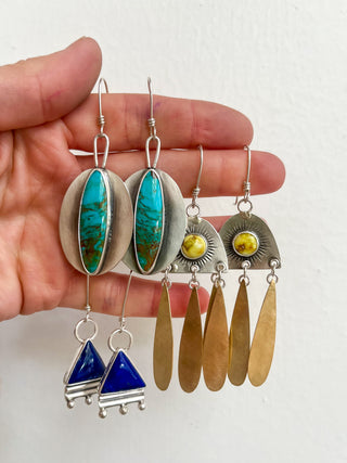 Classic Earrings- Turquoise