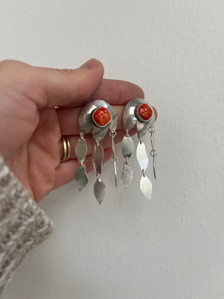 Tulip Domed Earrings