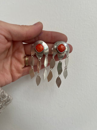 Tulip Domed Earrings
