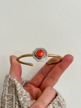 Relic Cuff- Spiny Oyster Shell (Small)