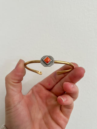 Relic Cuff- Spiny Oyster Shell (Small)