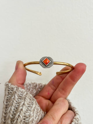 Relic Cuff- Spiny Oyster Shell (Small)
