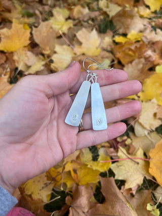Tower Earrings- Ocean Jasper