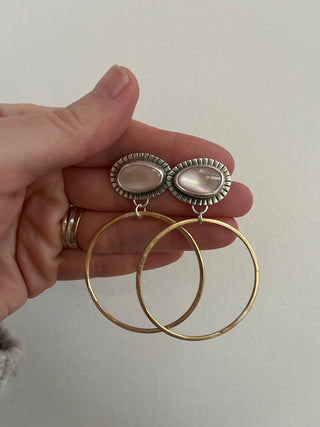 Calamity Post Hoops- Mother of Pearl (Discounted)