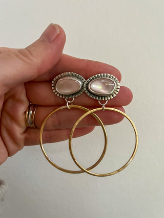 Calamity Post Hoops- Mother of Pearl (Discounted)