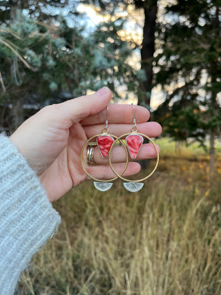 A Burst of Light Hoops- Red Shell