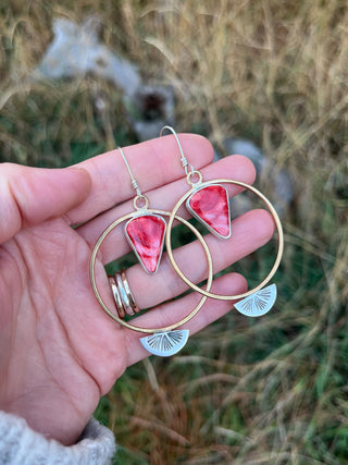 A Burst of Light Hoops- Red Shell