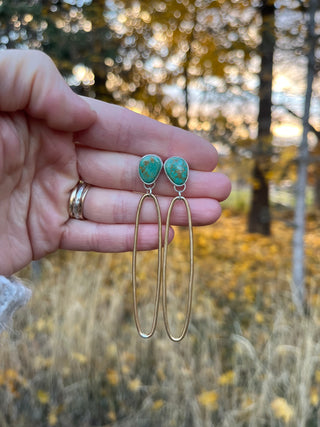 "Extra" Paperclip Posts- Turquoise I