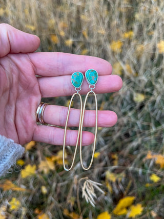 "Extra" Paperclip Posts- Turquoise I