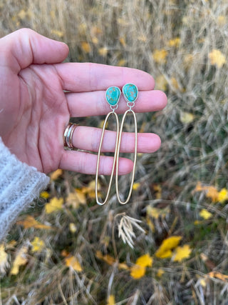 "Extra" Paperclip Posts- Turquoise I