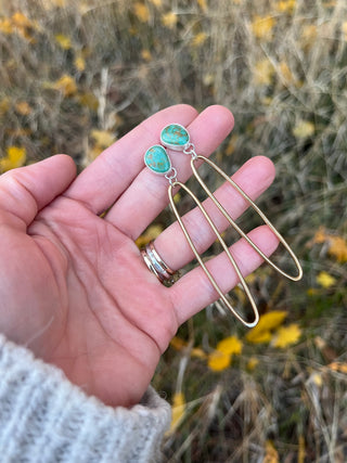 "Extra" Paperclip Posts- Turquoise I
