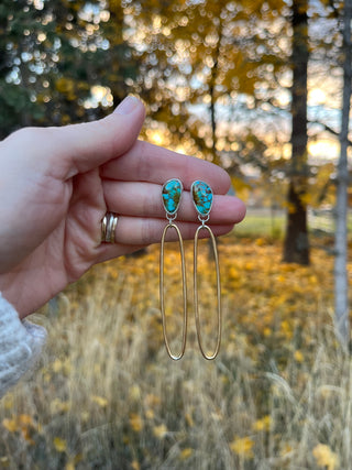 "Extra" Paperclip Posts- Turquoise II