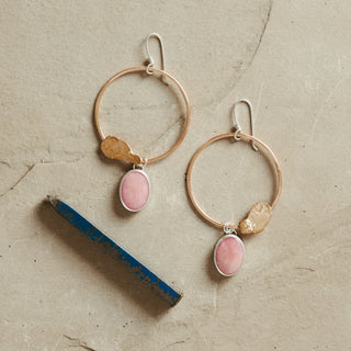 Ore Hoops- Pink Opal