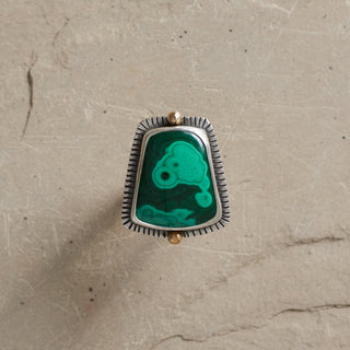 Malachite Ring II- Size 9.25