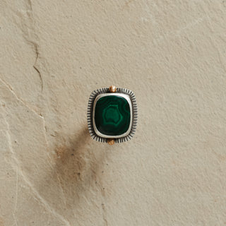 Malachite Ring I- Size 7