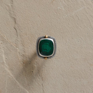 Malachite Ring I- Size 7
