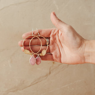 Ore Hoops- Pink Opal