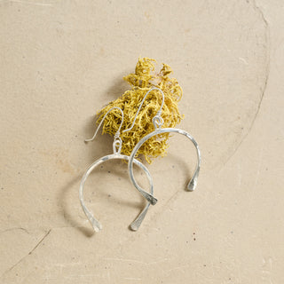 Plain Luck Earrings- Brass or Silver